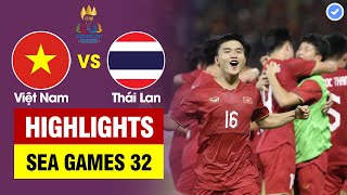 Highlights U22 Việt Nam vs U22 Thái Lan | Đôi công nghẹt thở - VN ép Thái Lan xanh mặt cuối trận