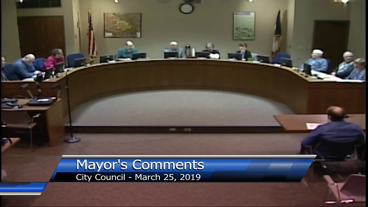 Waverly City Council Meeting (March 25, 2019) YouTube