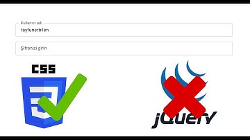 CSS ile Kayan Label Yapımı vs jQuery
