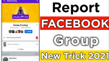 How To Report Facebook Group 2021 | Facebook Group Kase Delete Karay | Fb Reporting New Trick 2021