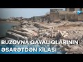 Hasarlar söküldü, Buzovna qayalıqları əsarətdən xilas oldu: sahildə hələ də tikililər qalır