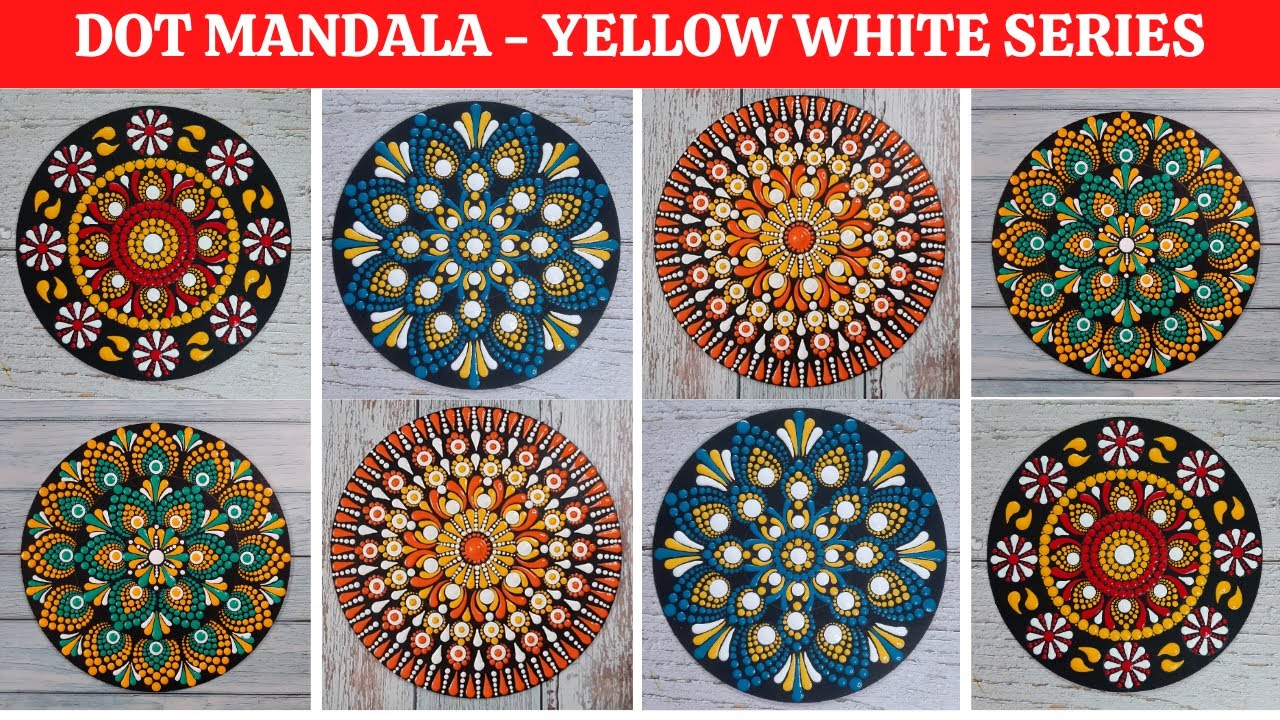 SIMPLE Dot Mandala Painting For BEGINNERS