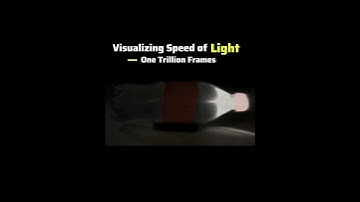 Speed of Light in 1 Trillion Frames #light #experiment #facts #science #alberteinstein #shorts