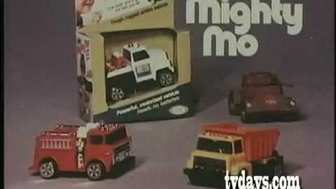 Ideal Tiny Mighty Mo commercial circa 1977