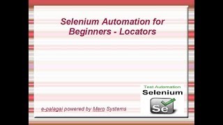 Selenium Automation for Beginners - Locators - Part 4