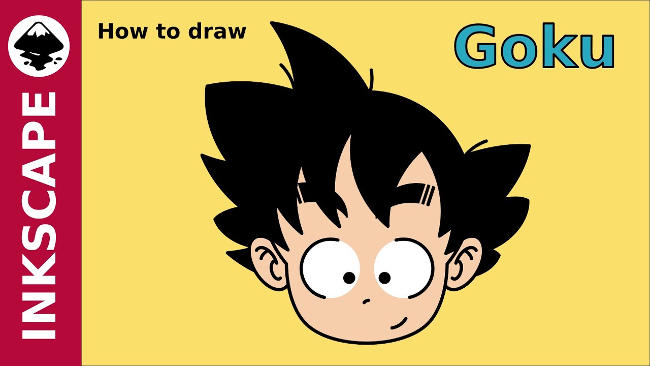 Inkscape Tutorial: How to draw Goku [ Dragon Ball ] : r