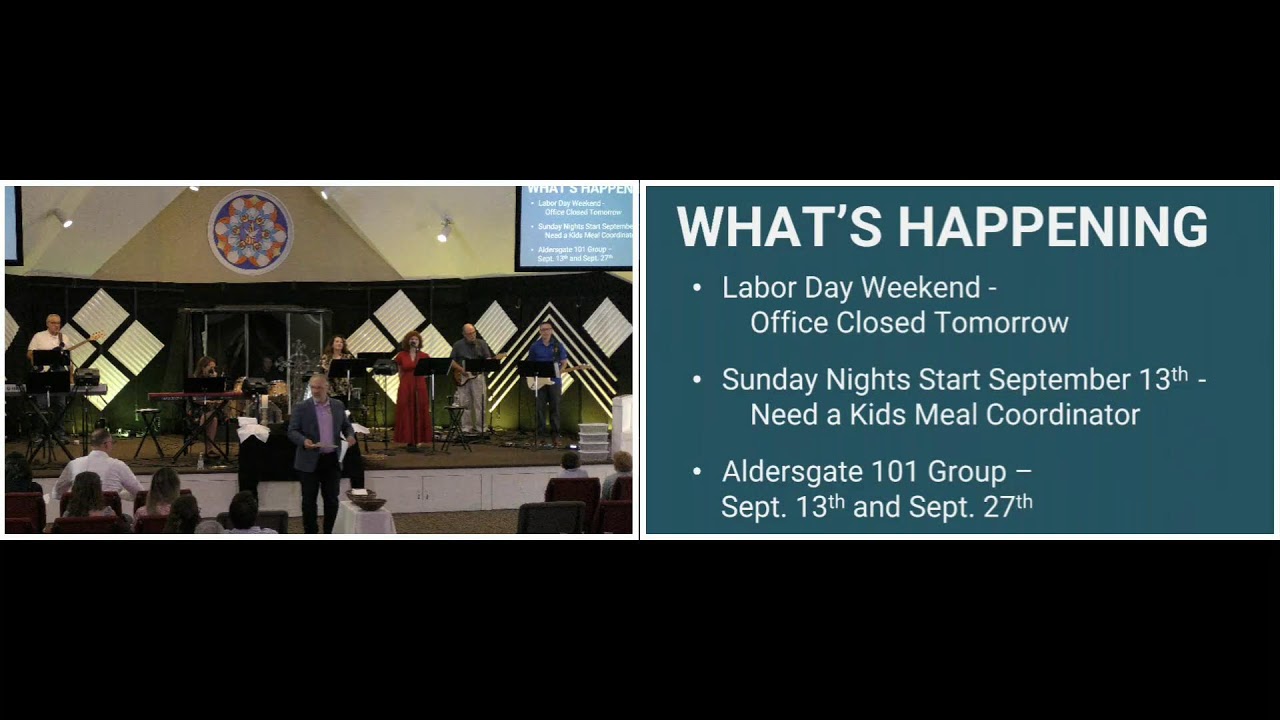 September 6 Contemporary Service