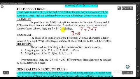 MTH202 Lecture 29 (Combinatorics) (Full lecture explained)
