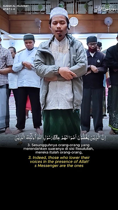 Q.S. Al-Hujurat Ayat 3 #alhujurat #imam #sholat #murottal #ngaji #video #viral #fyp #shorts #short