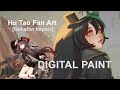 Hu Tao Fan Art [Digital Painting][Procreate]
