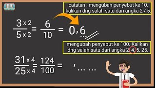 Cara Mengubah Pecahan Biasa ke Desimal (Part 1)