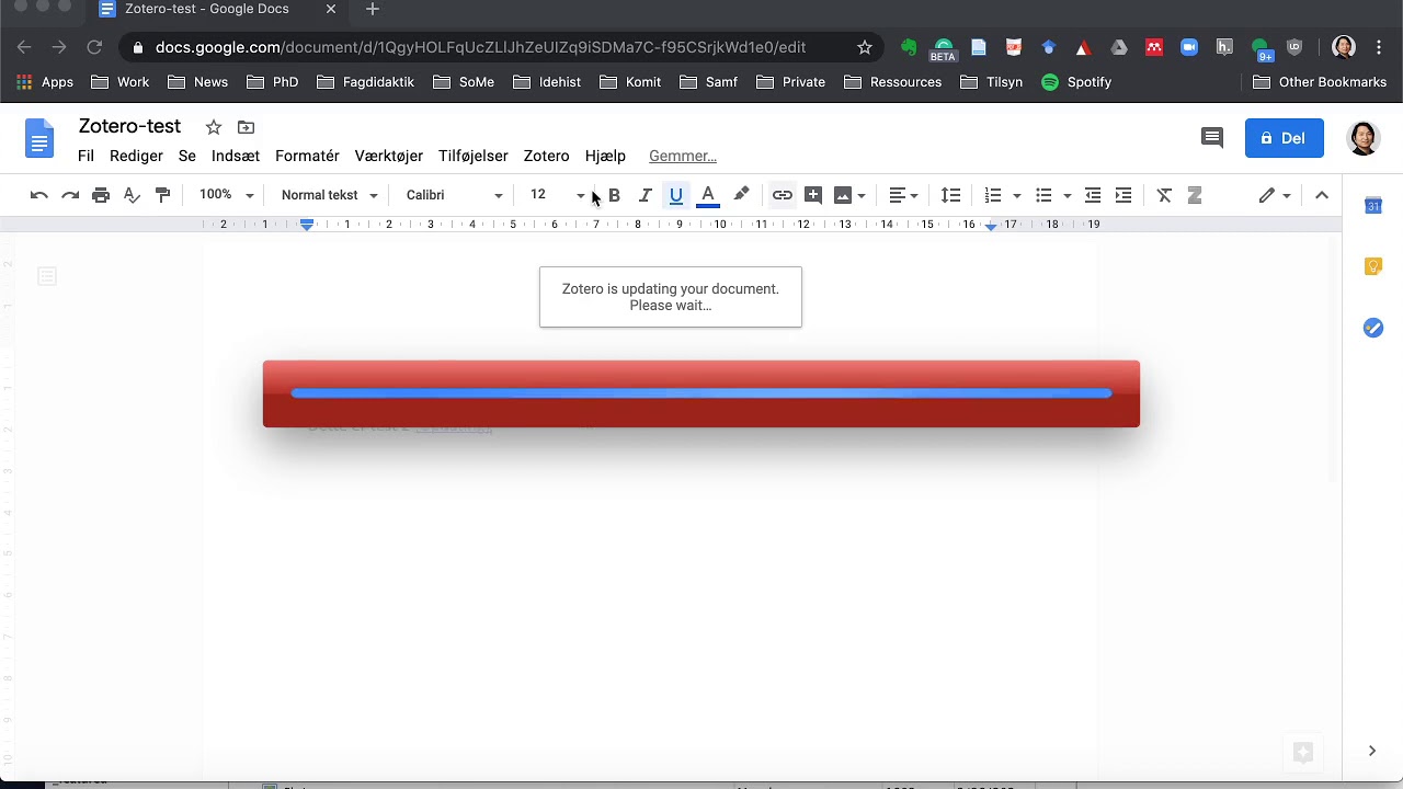 Zotero i Google Docs YouTube