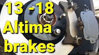 13  18 nissan altima front brakes