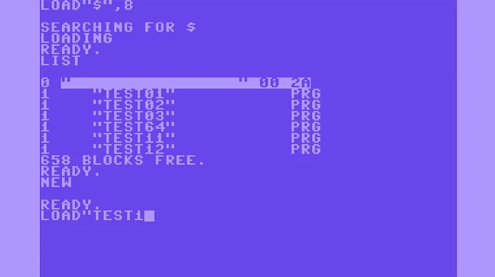How To Load A Program From A C64 Disk Drive