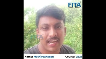 Student Success Stories at FITA Academy #113 | Mathiyazhagan Got his Dream IT Job in JAVA | Tamil