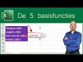 De 5 basisfuncties