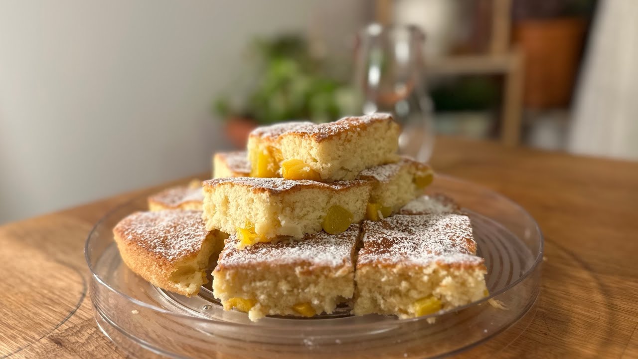 Peach Cake 🍰 | كاتو الدراق 