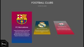 CSS 3D Card Effect On Hover | Pure HTML & CSS -(Sourcecode)