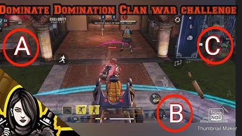 Dominate Domination Clan war challenge in Domination COD mobile