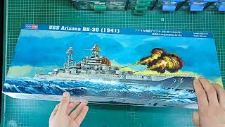 :  USS Arizona BB-39  Hobbyboss