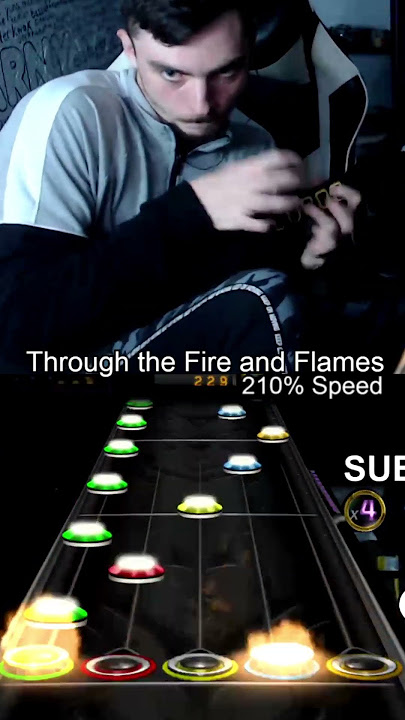 Hardest Guitar Hero Song 210% Speed⚡