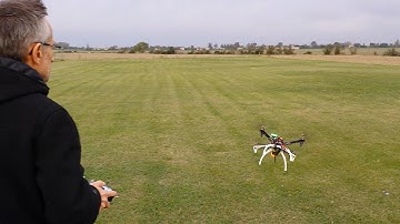 Testing the new "AP_InertialSensor library" for Tridge (VR Brain V4.5 with "NuttX" - DCM)