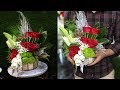 New bouquet with wood box || Classic flower arrangement