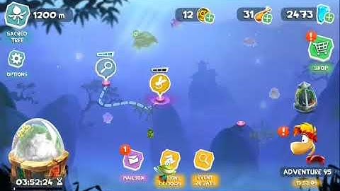 Rayman adventures ( android ) gameplay walkthrough lv.95 part 2