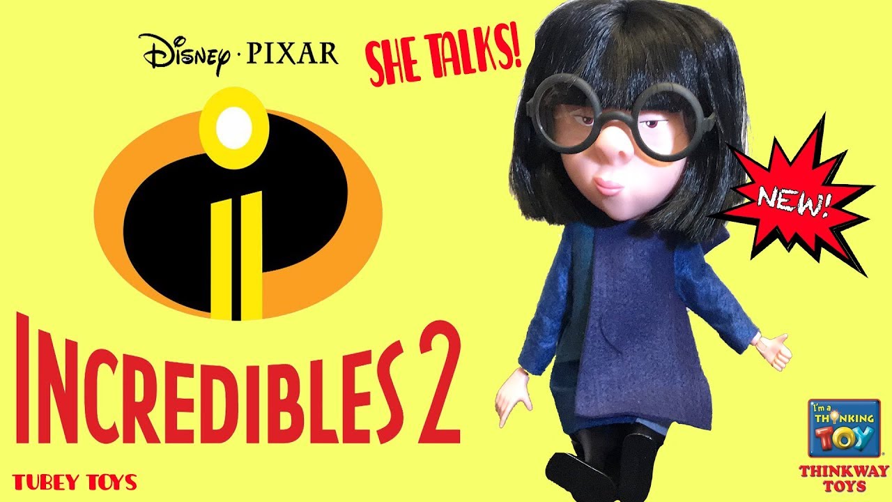 INTERACTIVE EDNA MODE DOLL The Incredibles Disney/Pixar