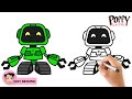 How to draw boogie bot  poppy playtime  easy step by step drawing tutorial