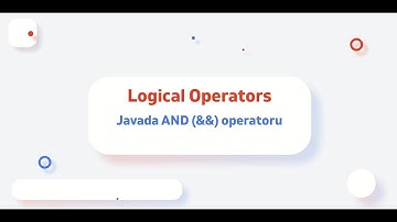 Dərs 9 - Logical operators (Javada AND-in işlənməsi) - Real dərsdən hissə
