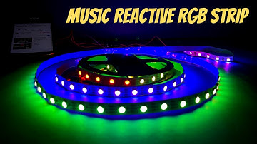 HOW TO MAKE DIY MUSIC REACTIVE RGB LED STRIP USING WS2812B LED !!