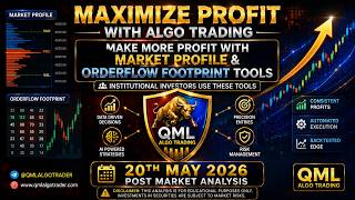 Market Profile + Orderflow Footprint Strategy | Institutional Trading | QML AlgoTrading -20th May26