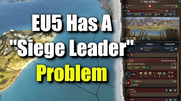 The Harsh Truth About "Siege Leadership" in Europa Universalis 5