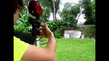 Proto Slg Paintball Gun demonstration