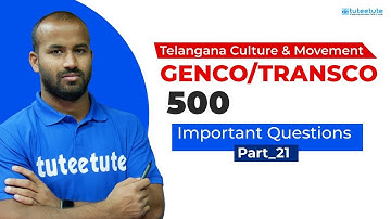 GENCO /TRANSCO 500 Telangana Questions With Explanations Part_21 | #tsgenco #tstransco #genco