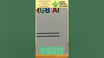 Cashew Color Sorting 1 Chute 64 Channels