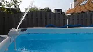 Gearceerd waterval formule Intex ultra frame zwembad - YouTube