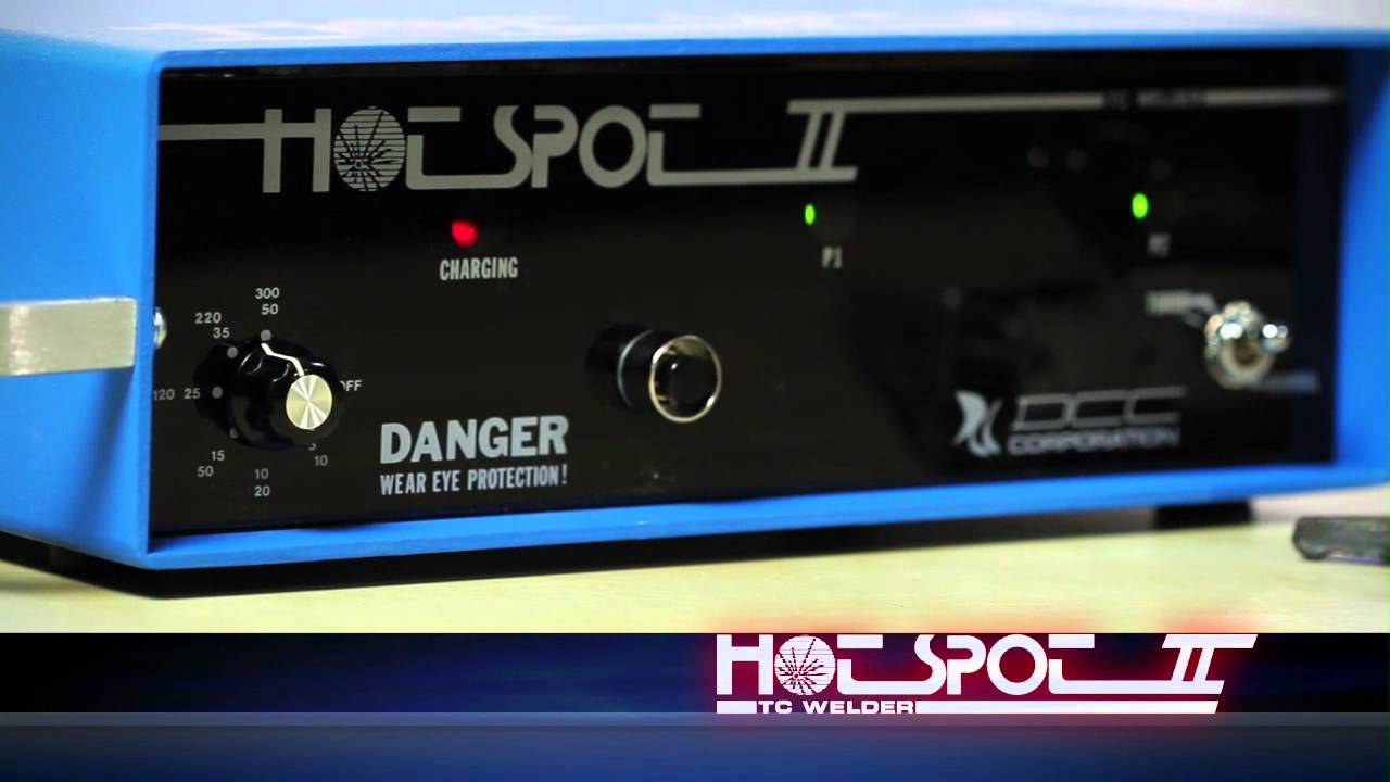 DCC HotSpot Thermocouple Welder Series - YouTube