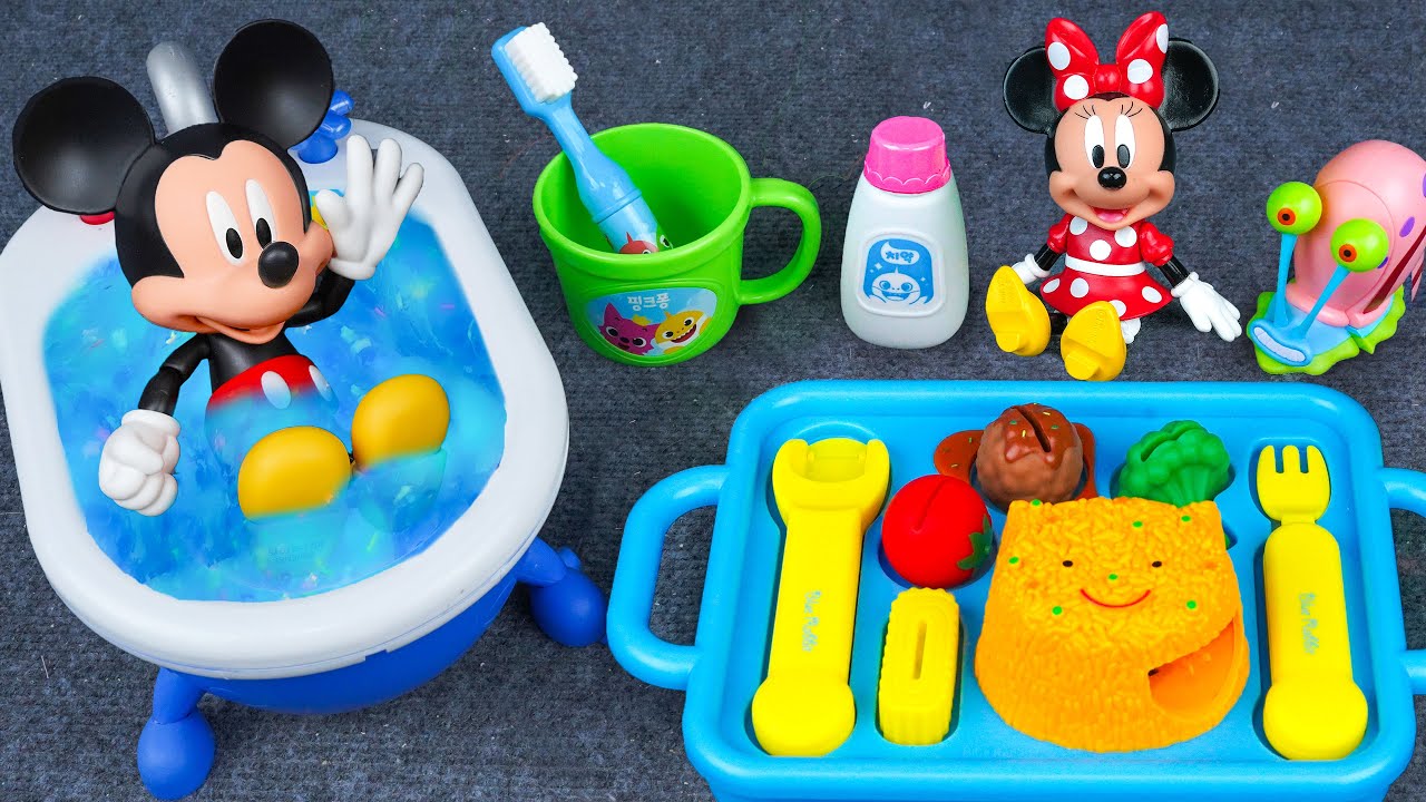 60 Minutes Ultimate Mickey Cooking Toys Playset, Unboxing Minnie Mouse Toy Collection | Tina Review