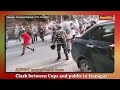 Arunachal clash between cops and public in itanagar during capital bandh called by public