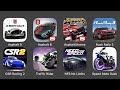 Asphalt 9, Asphalt 8, Asphalt X Treme, Rush Rally 3, CSR Racing 2, Traffic Rider, NFS No Limits