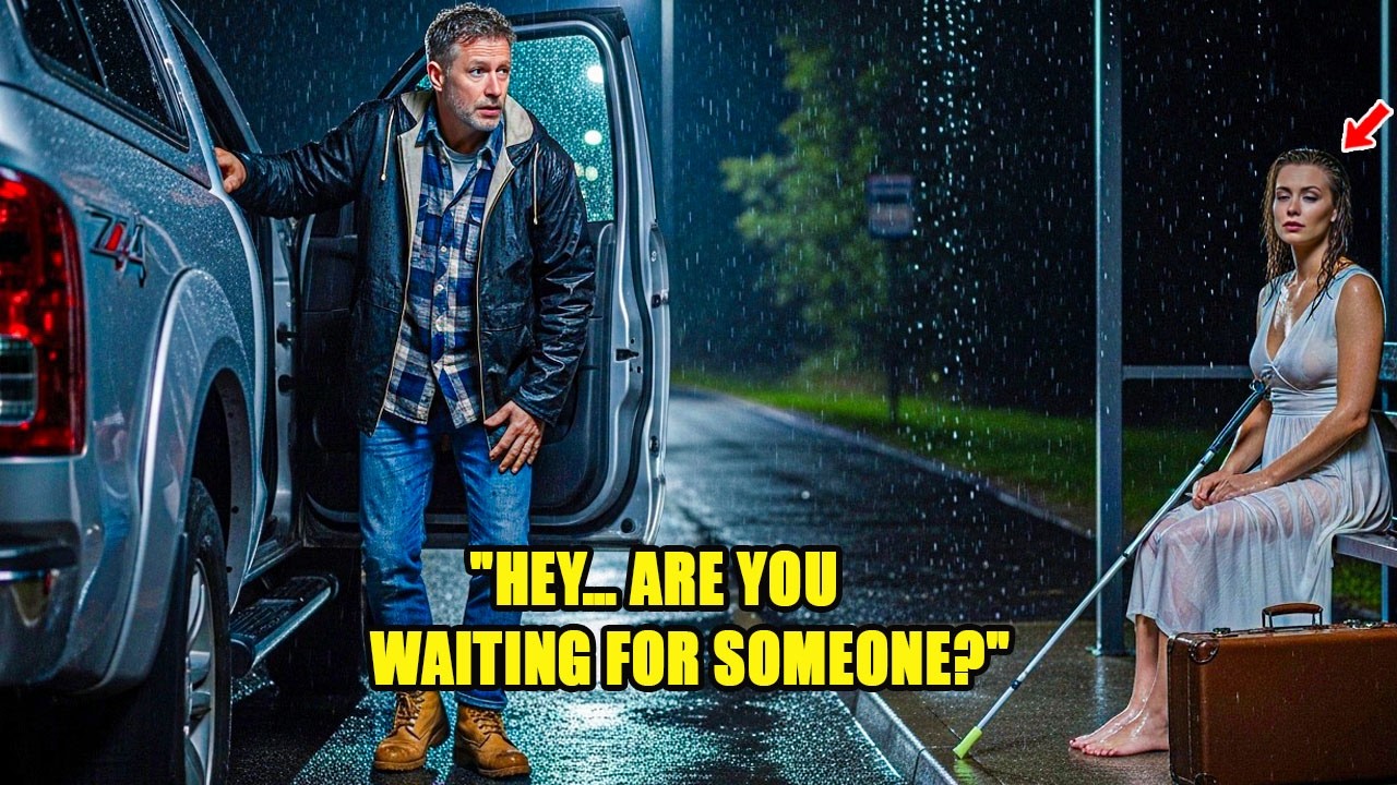 Single Dad Sees a Blind Girl Abandoned at a Bus Stop — What He Discovered Shocked Him to the Core! - YouTube