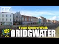 Bridgwater somerset uk october 2022  4k walking tour