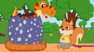 Bridie Squirrel en Español - El Huevo Maravilloso: La Historia de un Pequeño Dinosaurio Para Niños