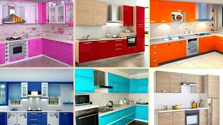 Modern Kitchen Designs ideas | Kitchen Cabinets Color Combination ideas | Countertop, Tiles