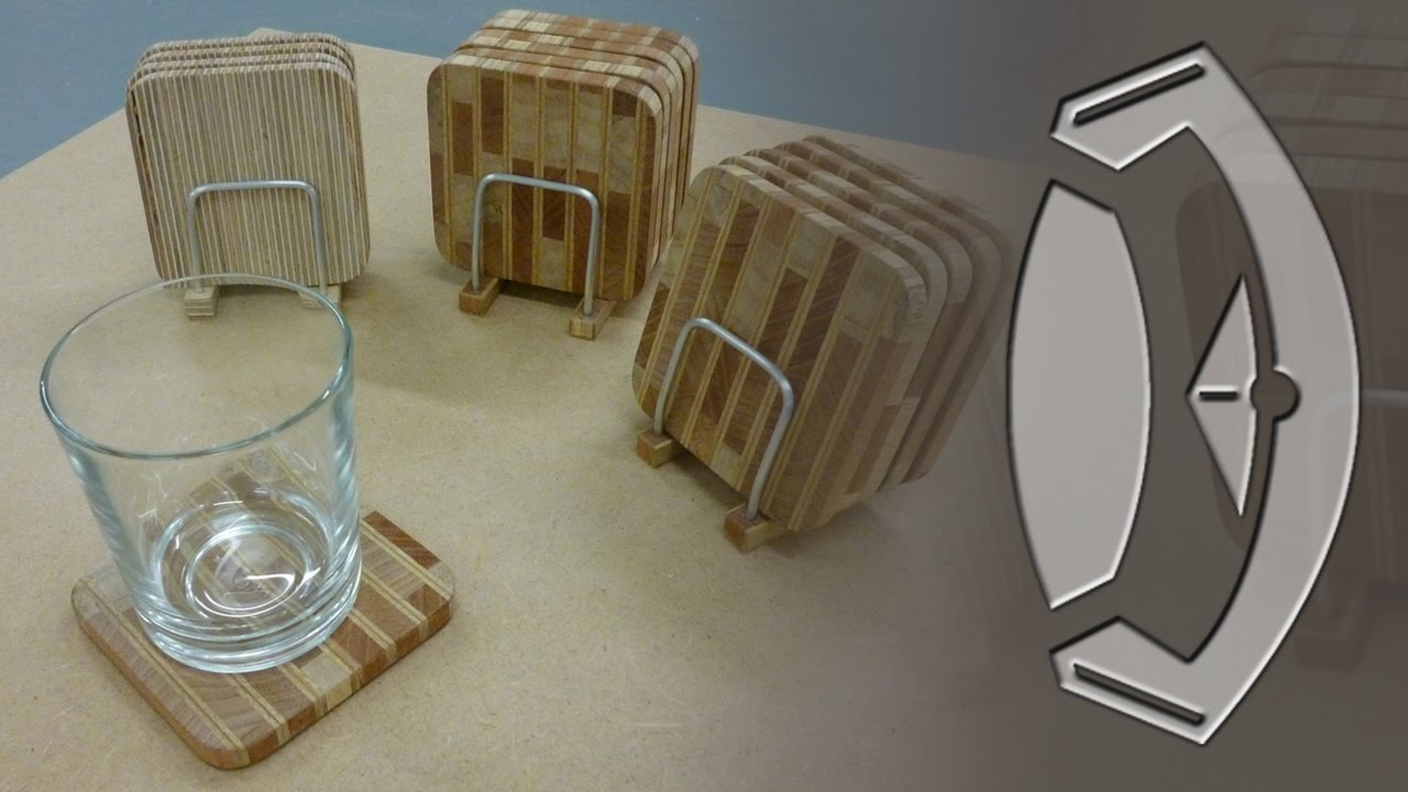 Laminated Scrap Wood Coasters From Start To Finish YouTube