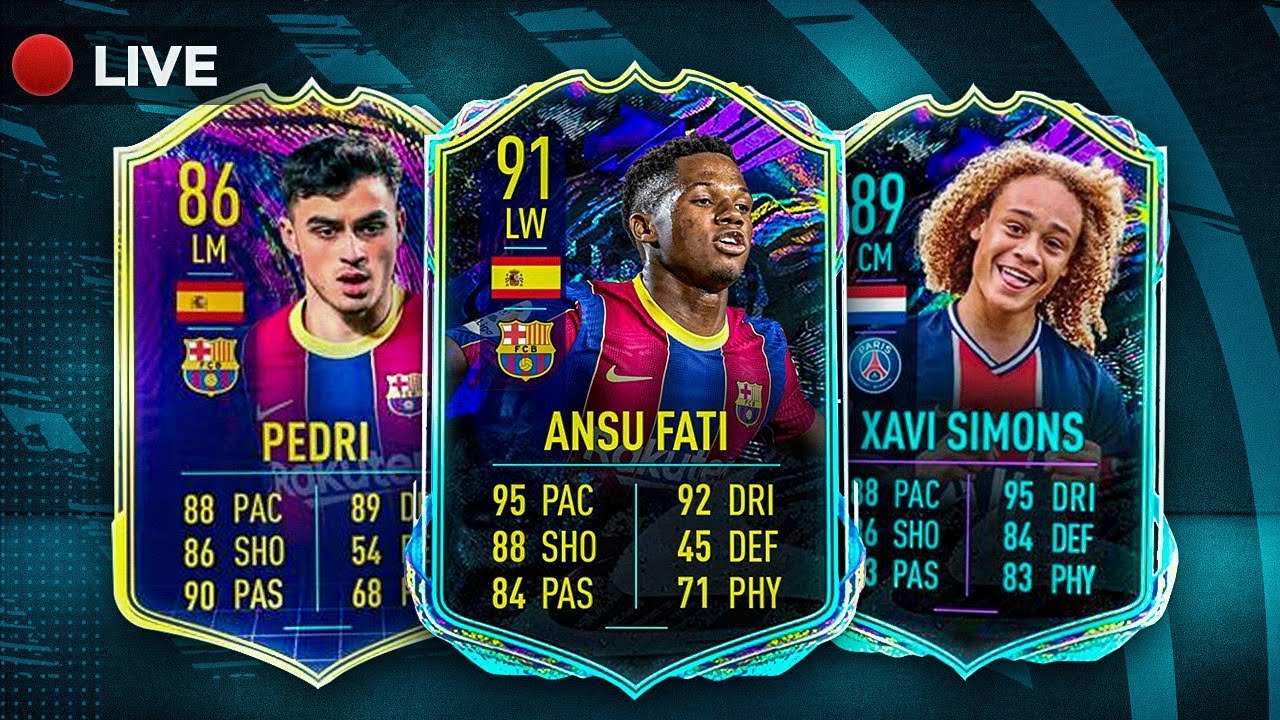 LIVE! FUTURE STARS PACK OPENING & WL | FIFA 21 | YANNICK ...