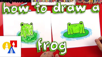 How To Draw A Cartoon Frog