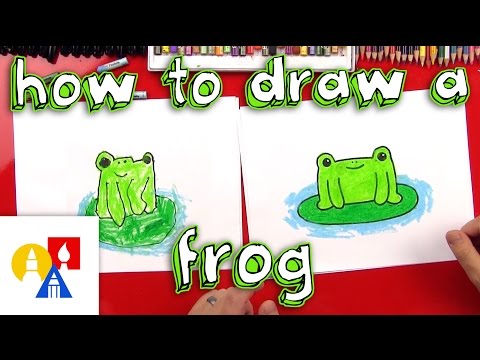 Video: How To Draw A Frog